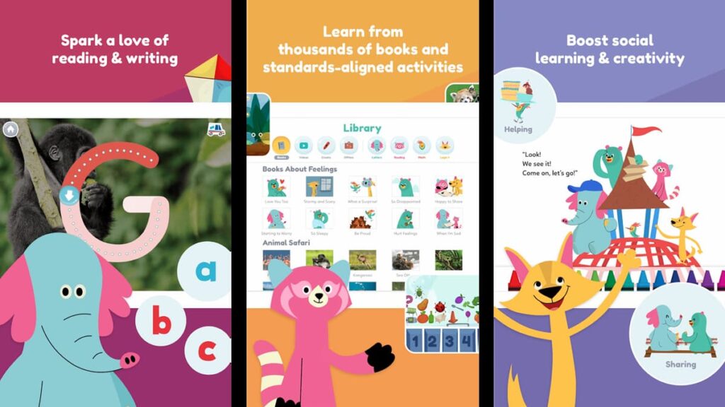 Help Your Child Navigate the ABCs With The Best Apps for Learning to Read 1 Khan Academy Kids: Learning! - apps for learning to read
