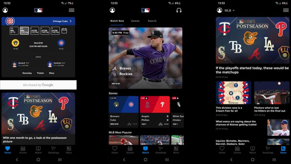 Learn How to Watch Live Baseball Games with the MLB App 5 App to watch baseball