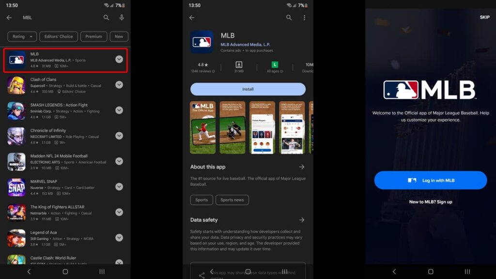 Learn How to Watch Live Baseball Games with the MLB App 3 App to watch baseball