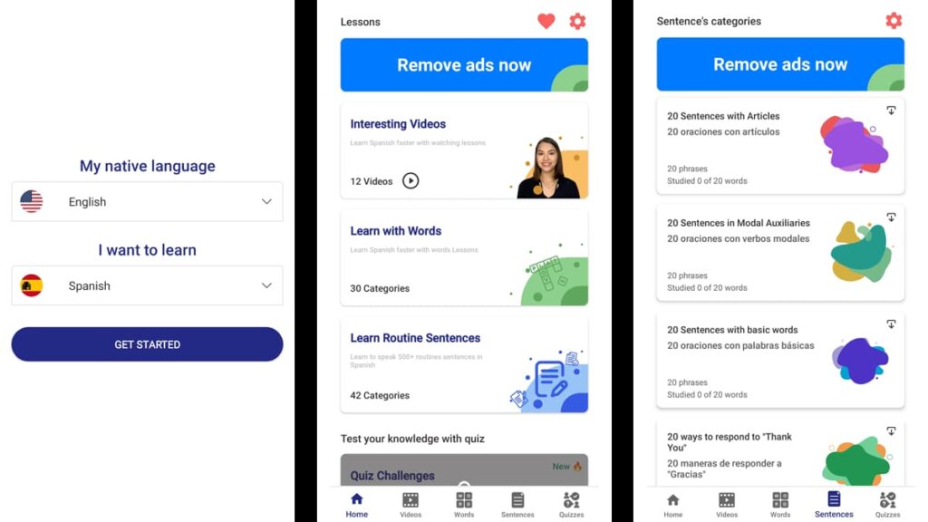 Corso di spagnolo gratuito con l'app Impara lo spagnolo Parla lo spagnolo 4 Corso di spagnolo gratuito