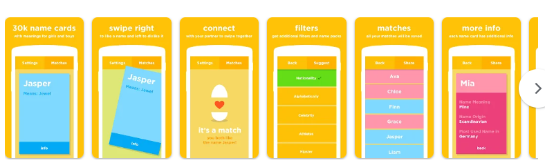 Choose Names with this Baby name App 2 baby name app