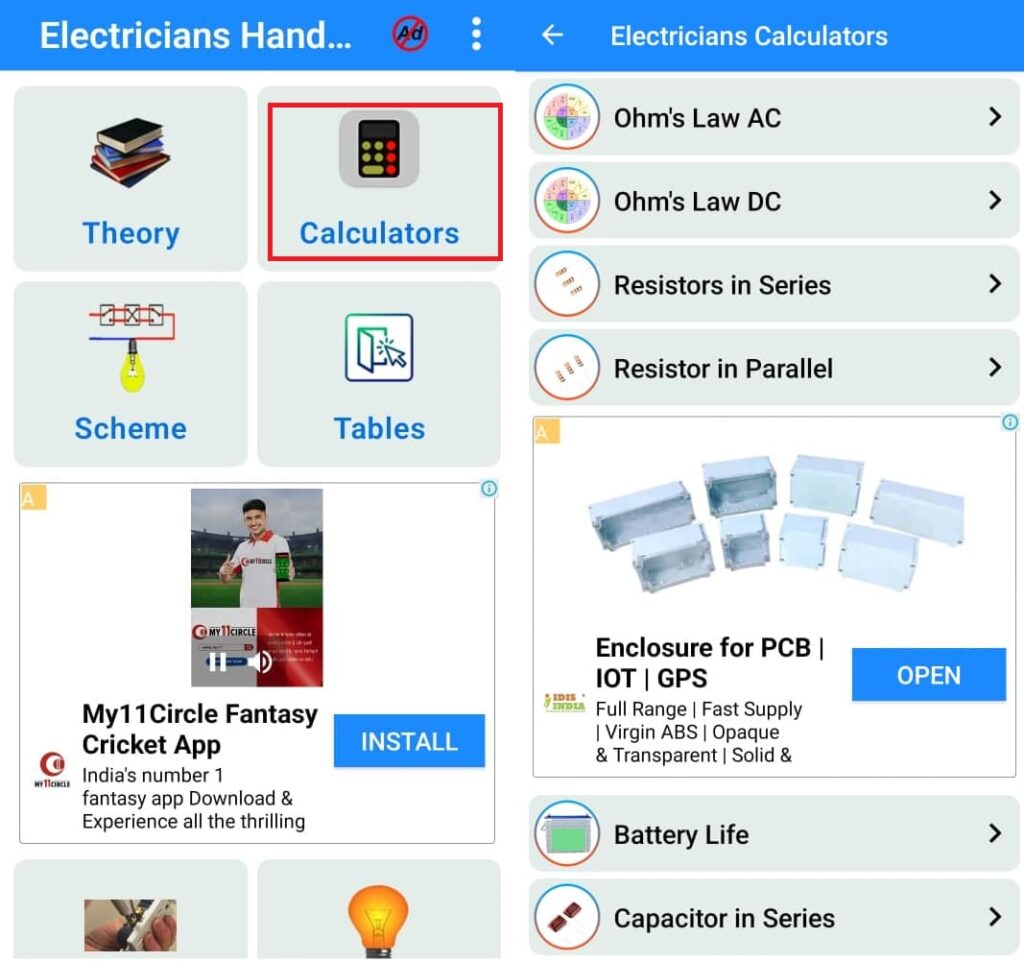 Provate questa app per ottenere un corso gratuito di elettricità sul vostro telefono 3 Corso gratuito sull'elettricità