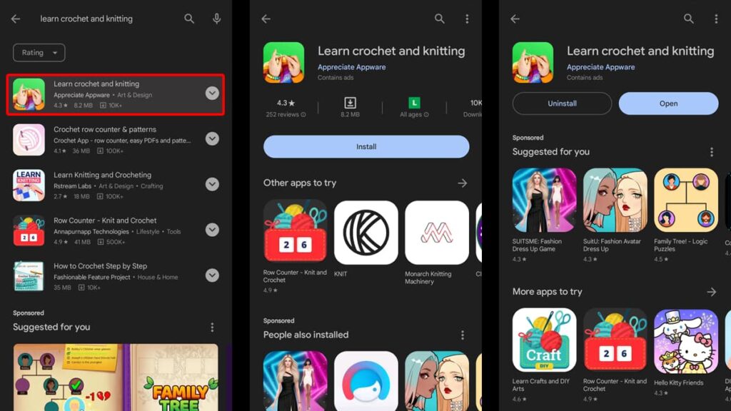 Master Threads & Needles: The Ultimate Learn Crochet and Knitting App Guide! 3 learn crochet app