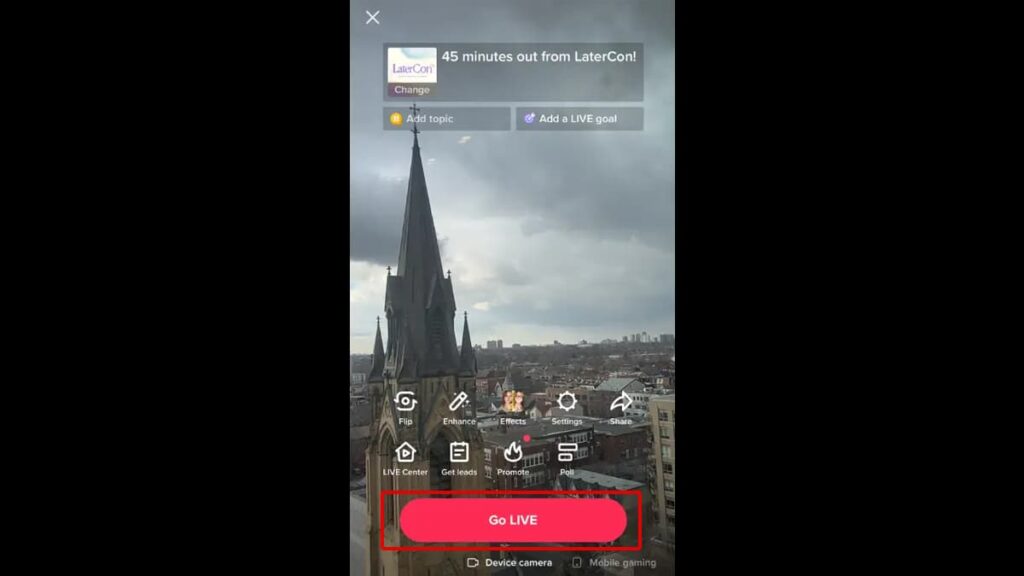 Come andare in diretta su TikTok per aumentare il coinvolgimento e le visualizzazioni 3 andare in diretta su TikTok