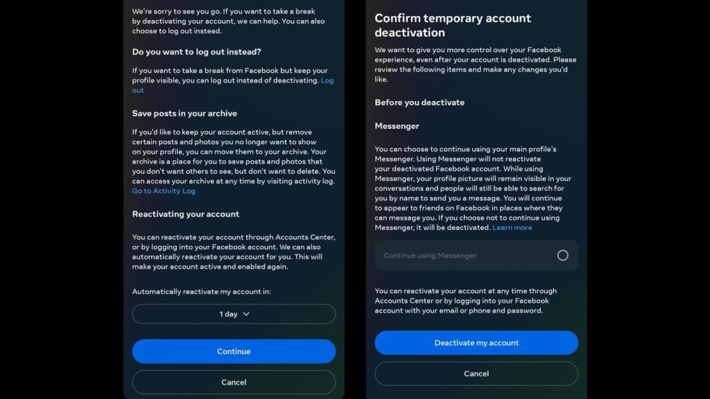 Quiet Time: How To Easily Deactivate Facebook Messenger 4 deactivate Messenger