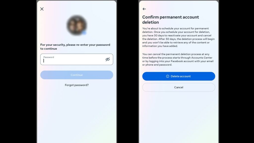 Quick Steps to Easily Delete Your Facebook Account 4 delete your Facebook account