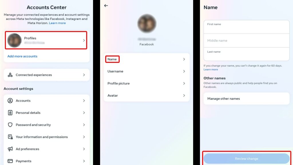 How to Effortlessly Change Your Name on Facebook 2 Change Your Name on Facebook