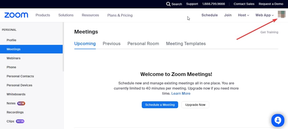 Comment supprimer un compte Zoom 3 Compte Zoom