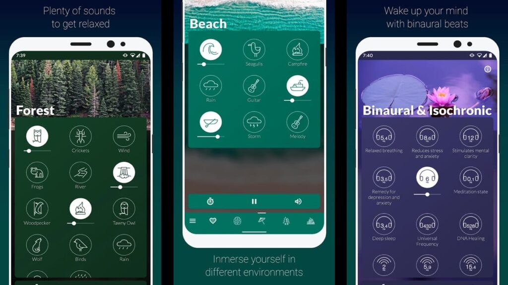 Le migliori app di rumore bianco per rilassarsi e dormire 3 Applicazioni per il rumore bianco