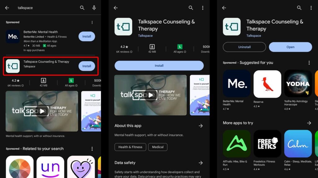 Talkspace App: Your Path to Online Therapy 2 Talkspace app