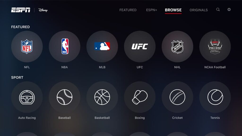 ESPN-App: Ihr Tor zum Sport-Streaming 3 ESPN-App