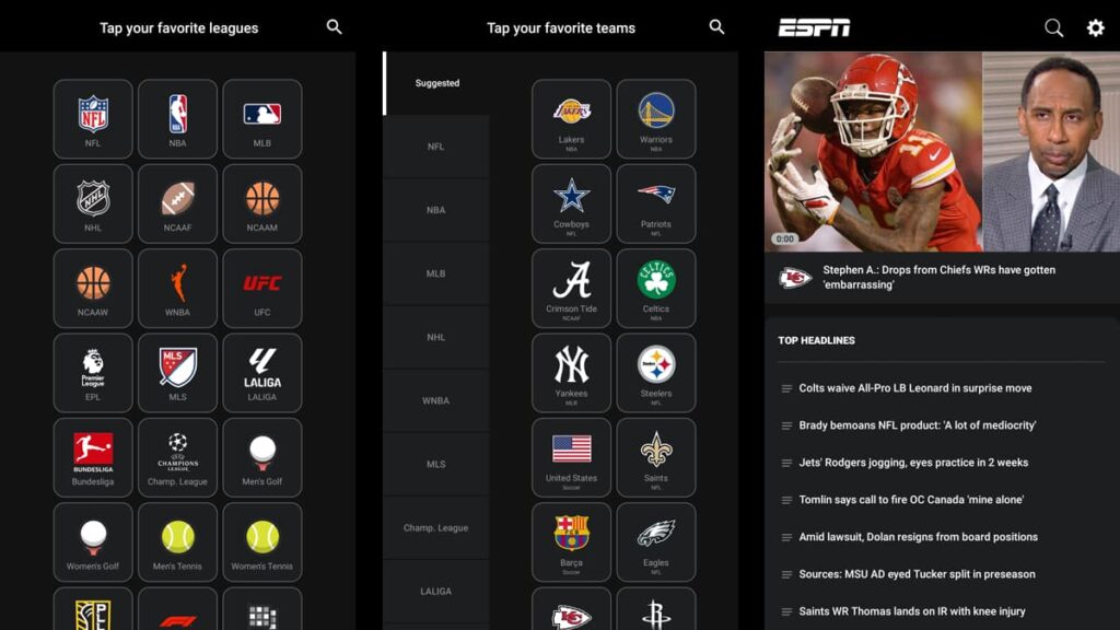 ESPN-App: Ihr Tor zum Sport-Streaming 6 ESPN-App