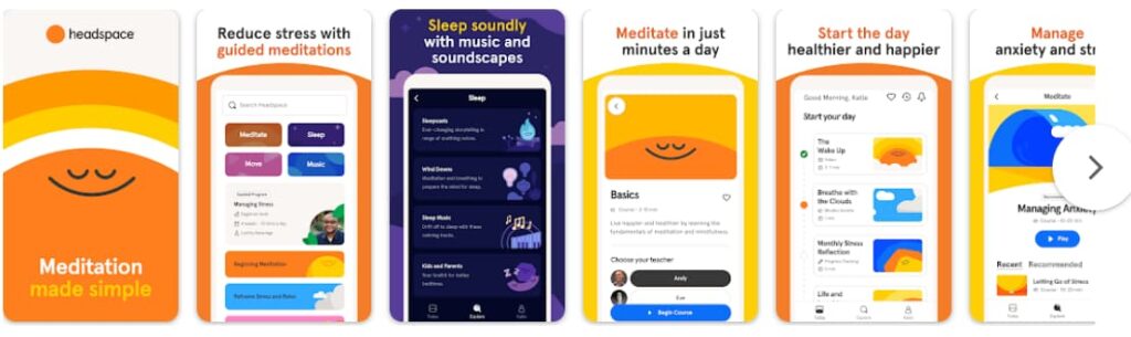 Come usare l'app Headspace per la meditazione 1 App Headspace