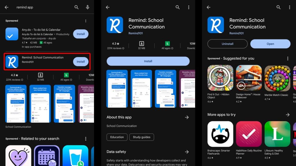 Remind App: Improving Classroom Communication 3 Remind app