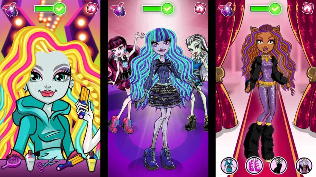 Magical Hair Makeovers : Jeux de salon de coiffure pour enfants 3 hair salon games for kids