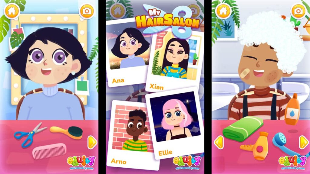 Magical Hair Makeovers: Hair Salon Games for Kids 9 hair salon games for kids