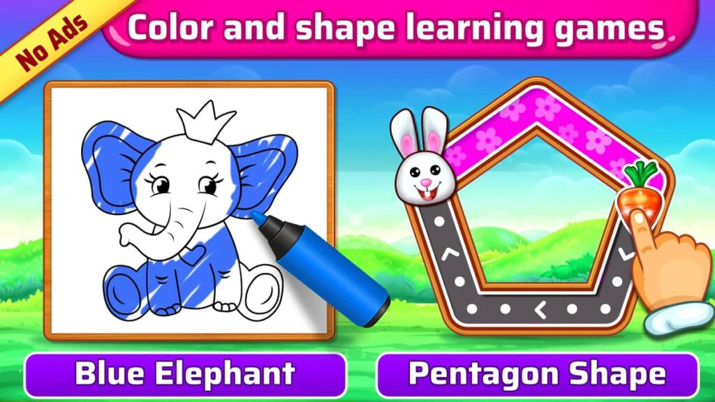 Educational Shapes and Colors Games for Kids 1 shapes and colors games