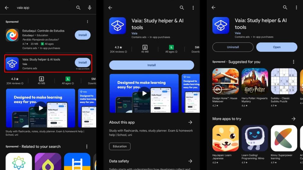 Ace Your Exams with Vaia App: Study Help & AI Tools 4 Vaia app