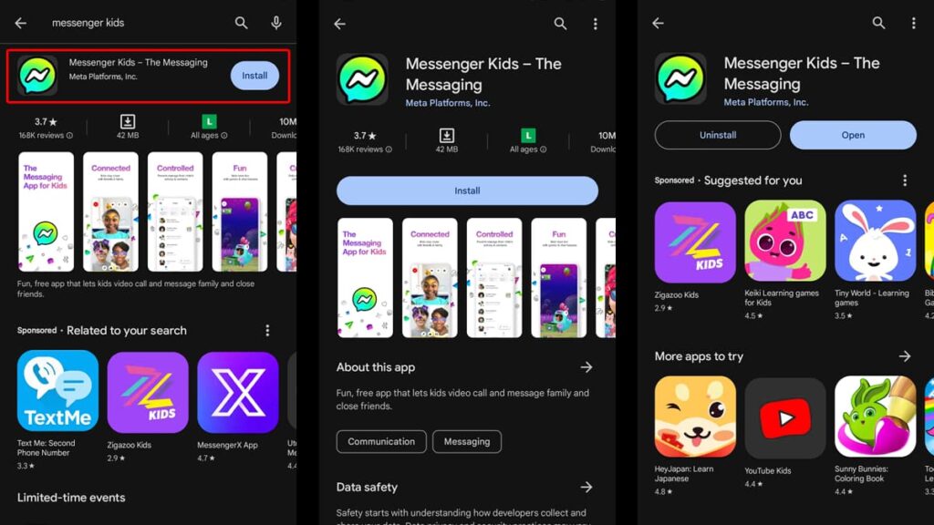Messenger Kids App: Where Kids Connect Safely 3 Messenger Kids app