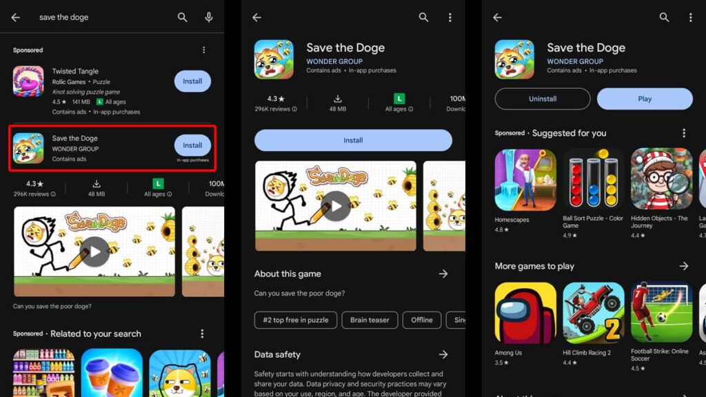 Draw a Lifeline and Save the Doge! 3 Save the Doge