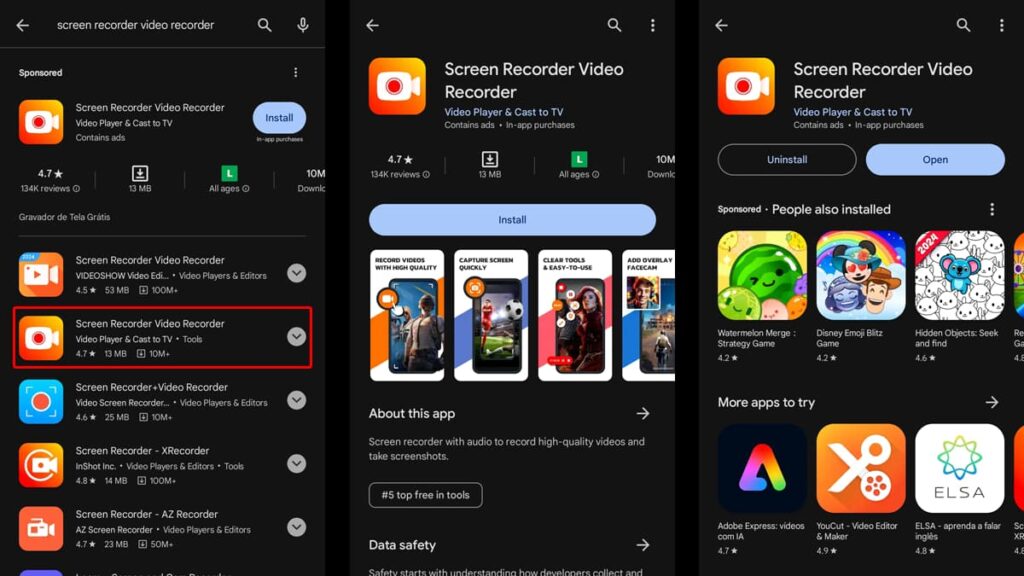 Registratore di schermo Registratore video: Cattura con facilità 4 Registratore di schermo Registratore video