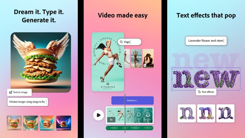 Adobe Express : Créez des designs époustouflants avec AI 3 Adobe Express