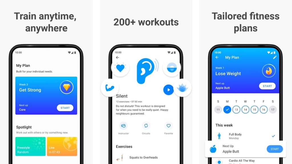 Les 10 meilleures applications d'exercice pour chaque objectif 13 applications pour l'exercice