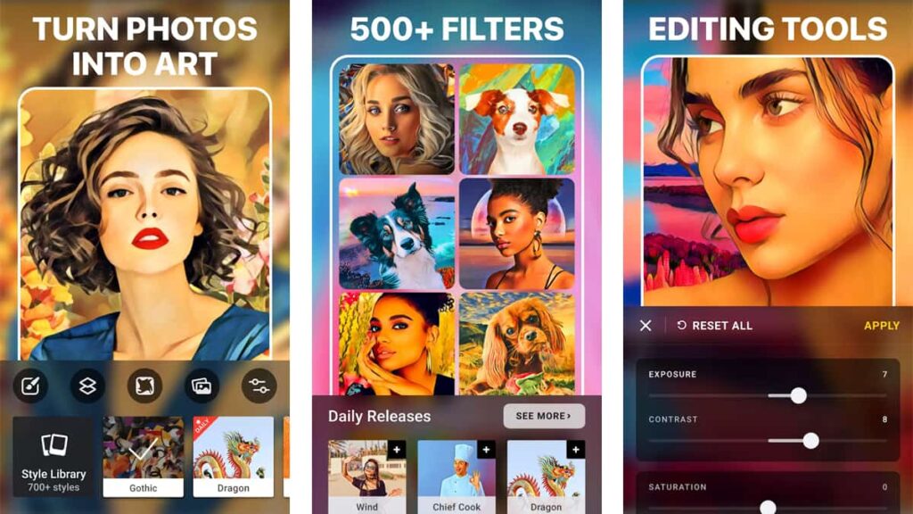Les 10 meilleures applications de photographie pour tous les niveaux 13 Applications pour la photographie