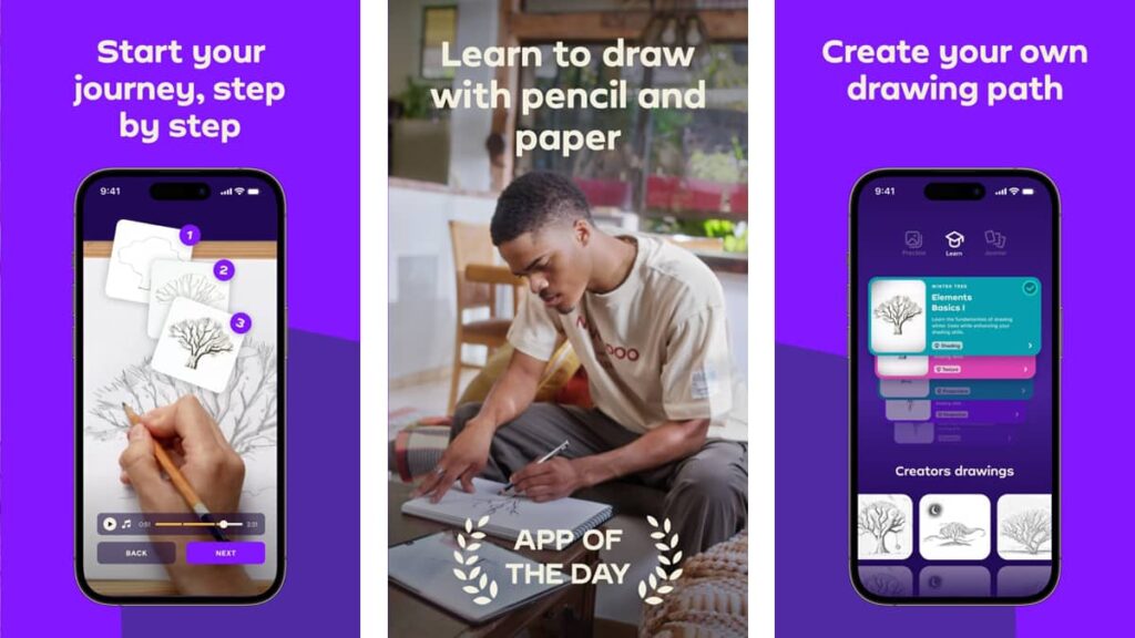 Erstellen Sie wunderschöne Bleistiftzeichnungen mit Simply Draw 3 Einfach malen
