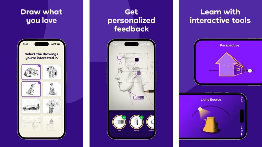 Erstellen Sie wunderschöne Bleistiftzeichnungen mit Simply Draw 4 Einfach malen