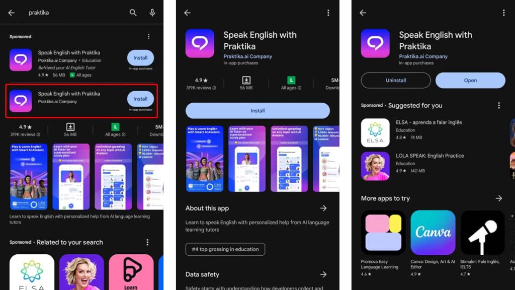 See Real Fluency Results with this AI English Learning App 4 AI English learning app