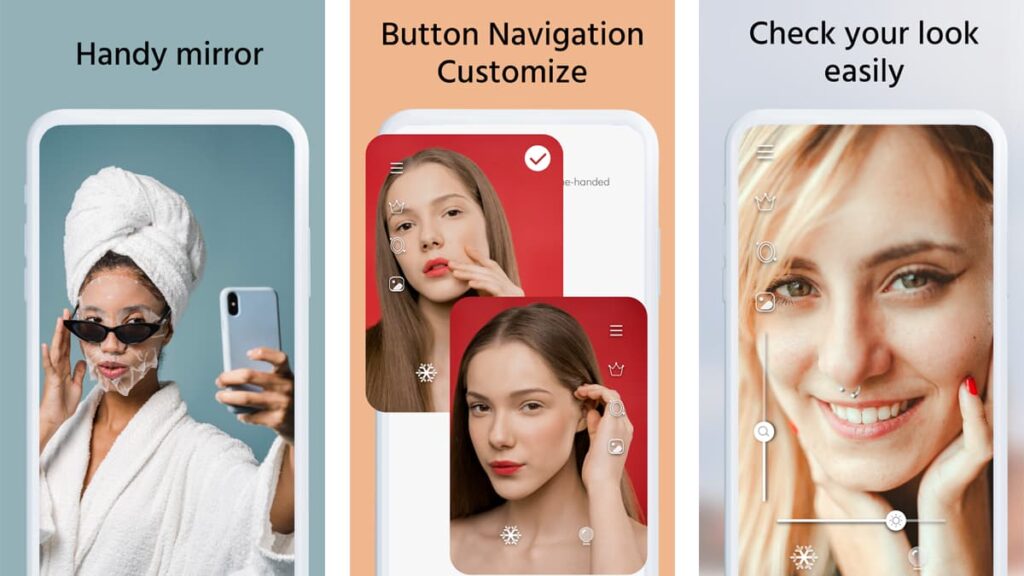 La beauté dans votre poche avec la meilleure application de miroir mobile 6 mobile mirror app