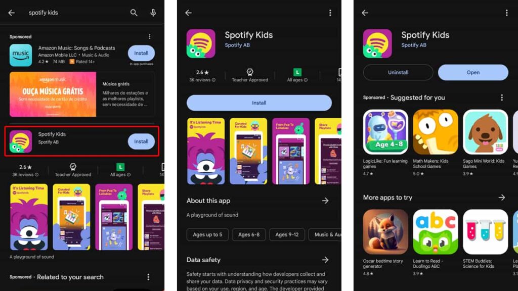 Spotify Kids App: Safe and Playful for Children 4 Spotify Kids app