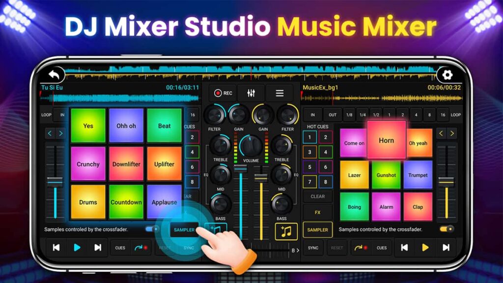 DJ Mixer Studio App: Pro Mixing Features in Your Pocket 3 DJ Mixer Studio app