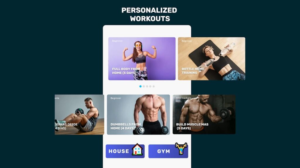 Raggiungete i vostri obiettivi di allenamento a casa con EresFitness 6 allenamento a casa