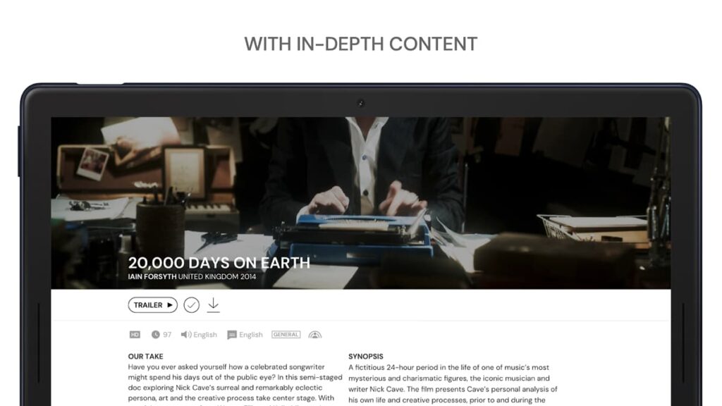 MUBI App: Handpicked Gems for Film Enthusiasts 4 MUBI app