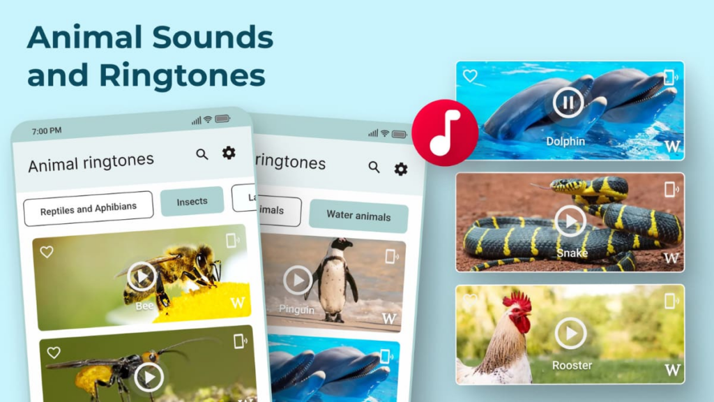 Free Animal Ringtone App With HQ Sounds! 2 Animal ringtone app