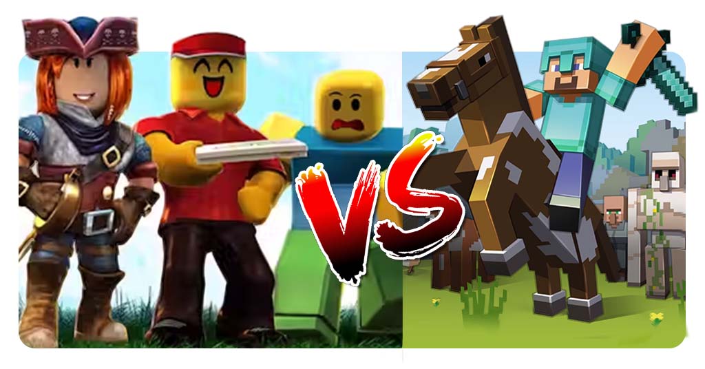 Corpo 1-Roblox vs. Minecraft Roblox vs. Minecraft