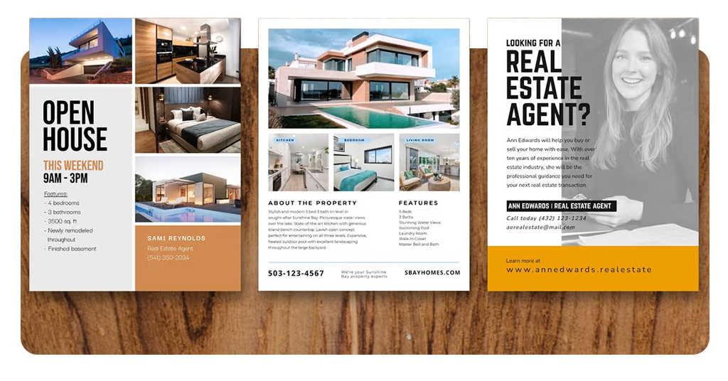 Real Estate Flyers: Design Flyers That Sell Using These Free Tools 1 Real Estate Flyers