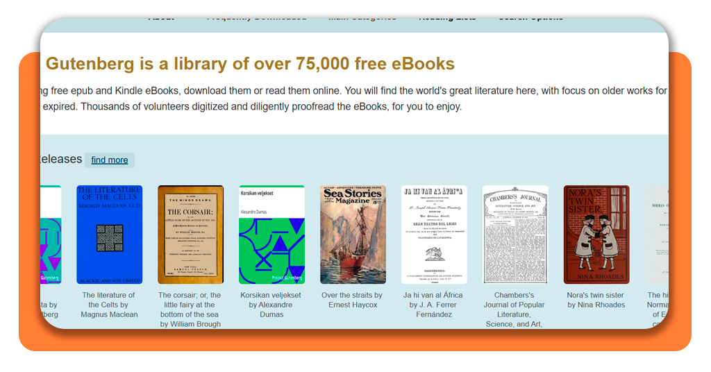 Access over 75,000 free eBooks on this online platform 2 Free eBooks