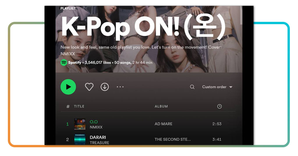 Listen to K-Pop for free on your phone with Spotify 1 K-Pop